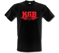 Camisetas Revolucionarias KGB Soviética Secreta Policía Estatal Ruso Logo Seguridad Pesado Algodón Camiseta S-XXL