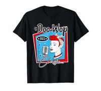 Camisetas Rockabilly Hombre Mujer 50s Doo Wop Rock and Roll Camiseta