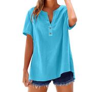 Camisetas Señora Tallas Grandes Blusas Elegantes Primaverales Ropa Deportiva Mujer Verano Camiseta Blanca Volante Camisa Vaquera Xxl De Flores Basica Algodon Hombreras