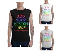 Camisetas sin Mangas Personalizadas para Hombre Camisetas sin Mangas Personalizadas Diseña tu Propia Camiseta con Foto y Texto Regalos para Esposo y papá