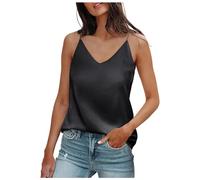 Camisetas Tirantes Mujer Básica Slim Fit Camisole estilo sencillo tee Talla Grande Top Sexy de Corte Ajustado Cuello Redondo Basica Tops para IR al Trabajo, Citas, Vacaciones