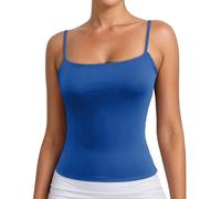 Camisetas Tirantes Mujer Unicolor Crop Top Casual Fit Tank tee Talla Grande Sexy de Corte Ajustado Elegante sin Mangas para IR al Trabajo, Citas, Vacaciones # L