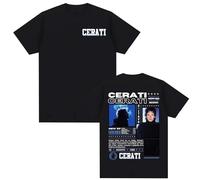 Camisetas Unisex Camisetas Estilo Deportivo Gustavo Cerati Moda Retro Cuello Redondo Manga Corta (1 M)