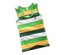 Camisetas veraniegas sin Mangas para niños con arcoíris y diseño Deportivo cómodo Ideal para Uso Diario en niños de 3 a años Tejido elástico y práctico para Actividades (Light Green, 4-5 Years) #58