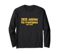 Camisetas y accesorios italianos del Jubileo de Roma 2025 Via Francigena Manga Larga