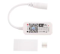 Camisin Tira de luz LED RGB control de voz funciona con y hogar, controlador inteligente WiFi con aplicación gratuita a través de iOS o Android