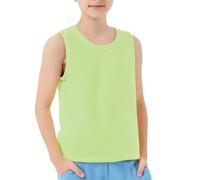 Camisola de manga corta para niña, top de verano, sin mangas, cosas para adolescentes, camiseta de verano para niños, camiseta de verano blanca, monocolor femenino, camiseta de ocio femenina, ropa de