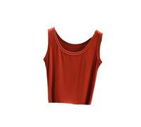 Camisola De Mujer - Camisetas De Color Liso Con Cuello En U Para Mujer, Camisetas Holgadas De Verano, Chaleco Sin Mangas, Tallas Grandes M-2Xl, Ropa Informal Holgada Para Estar En Casa, Cami