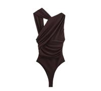 Camisola de verano elegante delgada para mujer con hueco irregular sin mangas, 11, S