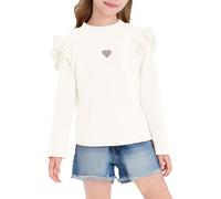 Camisola para mujer, capa base, camiseta térmica para otoño/invierno, ropa interior, camiseta mortificación (blanco, 4-5 años)