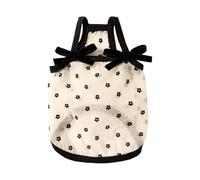Camisole Pulever Dog Vest para Perros Pequeños A Grandes para La Ropa De Jaleo De Camisola Básica con Bownot Floral Ropa Pequeña Verano