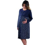Camisón Abierto Floral T4 Premamy