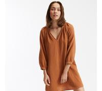 Camisón de gasa de algodón Mujer Talla 42. Color Marron