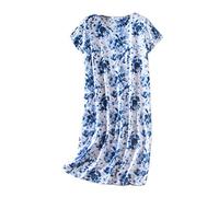 Camisón de Manga Corta de Mujer Camisones de Verano de Mujer algodón Camisones de Talla Grande (13#, XL)