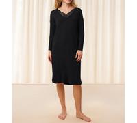 Camisón de modal Timeless Sensuality Mujer Talla 38. Color Negro