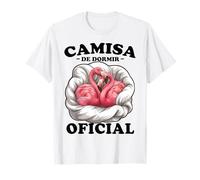 Camisón Oficial de Sleepshirt Divertido Flamenco Amante de los pájaros Camiseta