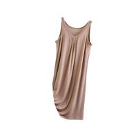 Camisón para Mujer - Camisón De Lencería con Cuello Redondo Modal Sexy De Talla Grande para Mujer, Ropa De Dormir Informal, Chaleco Sin Mangas, Camisón, Vestido De Verano para Casa, Estilo A, 3XL