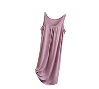 Camisón para Mujer - Camisón De Lencería Sin Mangas Modal Sexy De Talla Grande para Mujer, Ropa De Dormir Informal, Chaleco Sin Mangas, Camisón, Vestido De Verano para Casa, Estilo A, 5XL
