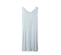 Camisón Para Mujer - Camisón Modal De Talla Grande Para Mujer, Lencería Sin Mangas, Camisón Largo, Ropa De Dormir De Verano, Ropa Suelta Para El Hogar, Ropa De Descanso, Azul, 6Xl