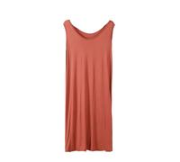 Camisón Para Mujer - Camisón Modal De Talla Grande Para Mujer, Lencería Sin Mangas, Camisón Largo, Ropa De Dormir De Verano, Ropa Suelta Para El Hogar, Ropa De Descanso, Naranja Rojo, 6Xl