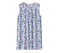 Camisón señora Mayor Algodón Vestidos Casual Tallas Grandes Flexibles Camisones Mujer Manga Corta Pijamas Entretiempo Estampados Sleepshirt De Corte Clásico Batas De Casa Mujer