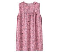 Camisón señora Mayor Algodón Vestidos Casual Tallas Grandes Flexibles Camisones Mujer Manga Corta Pijamas Entretiempo Estampados Sleepshirt De Corte Clásico Batas De Casa Mujer
