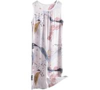 Camisón sin mangas para mujer, talla grande, ropa de dormir sin mangas, tirantes anchos, estampado floral, ajuste holgado, vestido de casa para mujer, mamá, ropa de descanso casual, N.º 4, 6XL