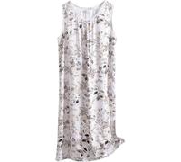 Camisón sin mangas para mujer, talla grande, ropa de dormir sin mangas, tirantes anchos, estampado floral, ajuste holgado, vestido de casa para mujer, mamá, ropa de descanso casual, #11, 5XL