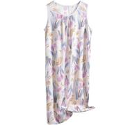 Camisón sin mangas para mujer, talla grande, ropa de dormir sin mangas, tirantes anchos, estampado floral, ajuste holgado, vestido de casa para mujer, mamá, ropa de descanso casual, #6, 6XL