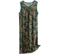 Camisón sin mangas para mujer, talla grande, ropa de dormir sin mangas, tirantes anchos, estampado floral, ajuste holgado, vestido de casa para mujer, mamá, ropa de descanso casual, n.º 10, XL