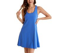 Camisones Mujer Algodón Largos Camisón Mujer Tirantes sin Manga Camisones para Mujer Tallas Grandes Camisones Mujer Cuello Redondo Pijamas de Talla Grande (3#,L)