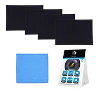 Camkix Conjunto de Limpieza y Protector de Microfibra - Compatible con Apple Macbook Air Retina de 13” y Macbook Pro de 13” - 4X Protectores de Teclado, 1x Paño a y 1x Paquete de Papeles de Limpieza