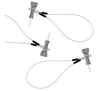 CAMKIX Cordón de Acero Inoxidable de 76 cm, Compatible con GoPro Hero 8, 7, 6, 5 Black, Session, Hero 5/4, Session, Black, Silver, 3+, 3, dji Osmo Action, Personalizable