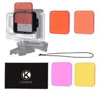 CamKix Filtros para Lentes Compatibles con GoPro Black, Silver, +, + LCD, 3+ - Mejora los Colores para Diversas Condiciones de Video Submarino y Fotográficas