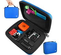 CamKix GoPro Case - Funda de Transporte para cámara GoPro Hero 4, Black, Silver, Hero+ LCD, 3+, 3, 2 y Accesorios, maletín de Viaje o de Almacenamiento, paño de Microfibra Incluido