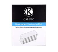 CamKix, Inserciones antiempañamiento para GoPro Hero 4 Black, Silver, 3+, 3, 2, 1 y Otros Sistemas de cámara y Vivienda, 20 Unidades, Reutilizable