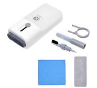 Camkix Kit de Limpieza de Electrónicos 6 en 1 - Sacateclas, Esponja Flocada, Plumilla, Paños de Limpieza - Teclados, Auriculares, Prótesis Auditivas - Limpiador para Teléfonos Inteligentes, Laptops