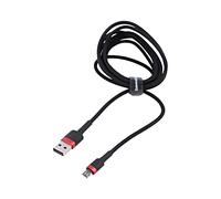 CAMKLF-C91 Cable Alta Velocidad,USB 2.0 2m Negro Textil 1.5A BASEUS