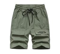 CAMLAKEE Pantalón Corto Cargo Niños Pantalon Short Bermudas Colegio Deportes de Niño Ejército 13-14 años Talla 170