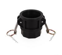 Camlock Cam and Groove - Adaptador de basura de polipropileno D-200PP para manejo industrial de aguas residuales, lodos y escombros, resistente