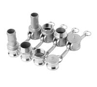 Camlock, FPT Adaptador de montaje casero acero inoxidable Barb Desconexión rápida for accesorios bombas manguera1/2" 3/4 "1-1/4"1-1/2" 1PC(C,DN150)