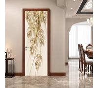 Cammeciso Adhesivos para Puertas Interiores 3D,LáMina Decorativa Puerta Interior,Adhesivo Mural para Puerta En 3D,Textura Delicada,Adecuado para Puertas De Dormitorios