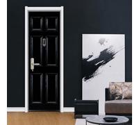Cammeciso Adhesivos para Puertas Interiores 3D,LáMina Decorativa Puerta Interior,Adhesivo Mural para Puerta En 3D,Textura Delicada,Adecuado para Puertas De Dormitorios