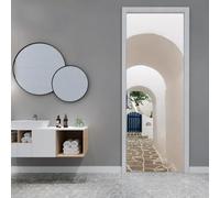 Cammeciso Adhesivos para Puertas Interiores 3D,LáMina Decorativa Puerta Interior,Adhesivo Mural para Puerta En 3D,Textura Delicada,Adecuado para Puertas De Dormitorios