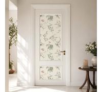 Cammeciso LáMina Decorativa Puerta Interior,Pegatinas Decorativas De Puerta Autoadhesivo,Adhesivo Mural Puerta 3D,Se Puede Cortar A Medida,Adecuado para Puertas De Dormitorios