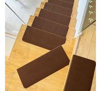 Cammeciso Tapetes Rectangulares PeldañOs Escalera,Alfombra Antideslizante para Escaleras,Tapetes para Escaleras,Grosor Moderado,Apto para La MayoríA Escaleras Interiores