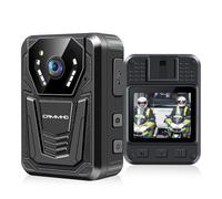 CAMMHD Cámara Corporal 4K F6-64G, 12-14 Horas de Autonomía, Visión Nocturna Camara Corporal Protección IP68, Códec H.265, Ideal para Aplicación de la Ley y Seguridad