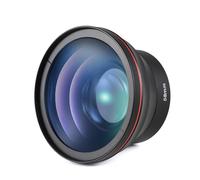 Camnoon Juego de lentes de cámara de 58 mm con lente gran angular 0,43X + lente macro de repuesto para Canon EOS 70D/77D/80D/1100D/700D/650D/600D/550D/300D/100D, Canon Rebel T7/T7i/T6i/T6s/T6/SL2/SL3