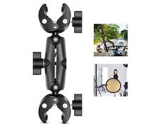 CAMNOON - Pinza de fijación de doble bola para bicicleta de acción de 360°, soporte de manillar de bicicleta y motocicleta, abrazadera de manillar de montaje de motocicleta y bicicleta, soporte de
