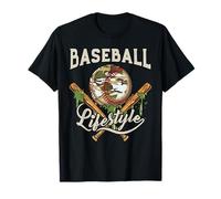 Camo Baseball Lifestyle Ice Cream Drip Camuflaje Niños Camiseta